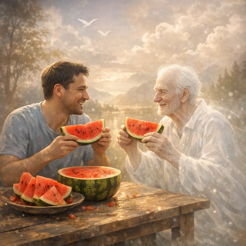 Rüyada ölmüş biriyle karpuz yemek